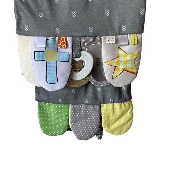 Demdaco Faith Activity Scarf Lightweight Pockets Textural Ribbons Mirror Crinkle - Picture 12 of 16